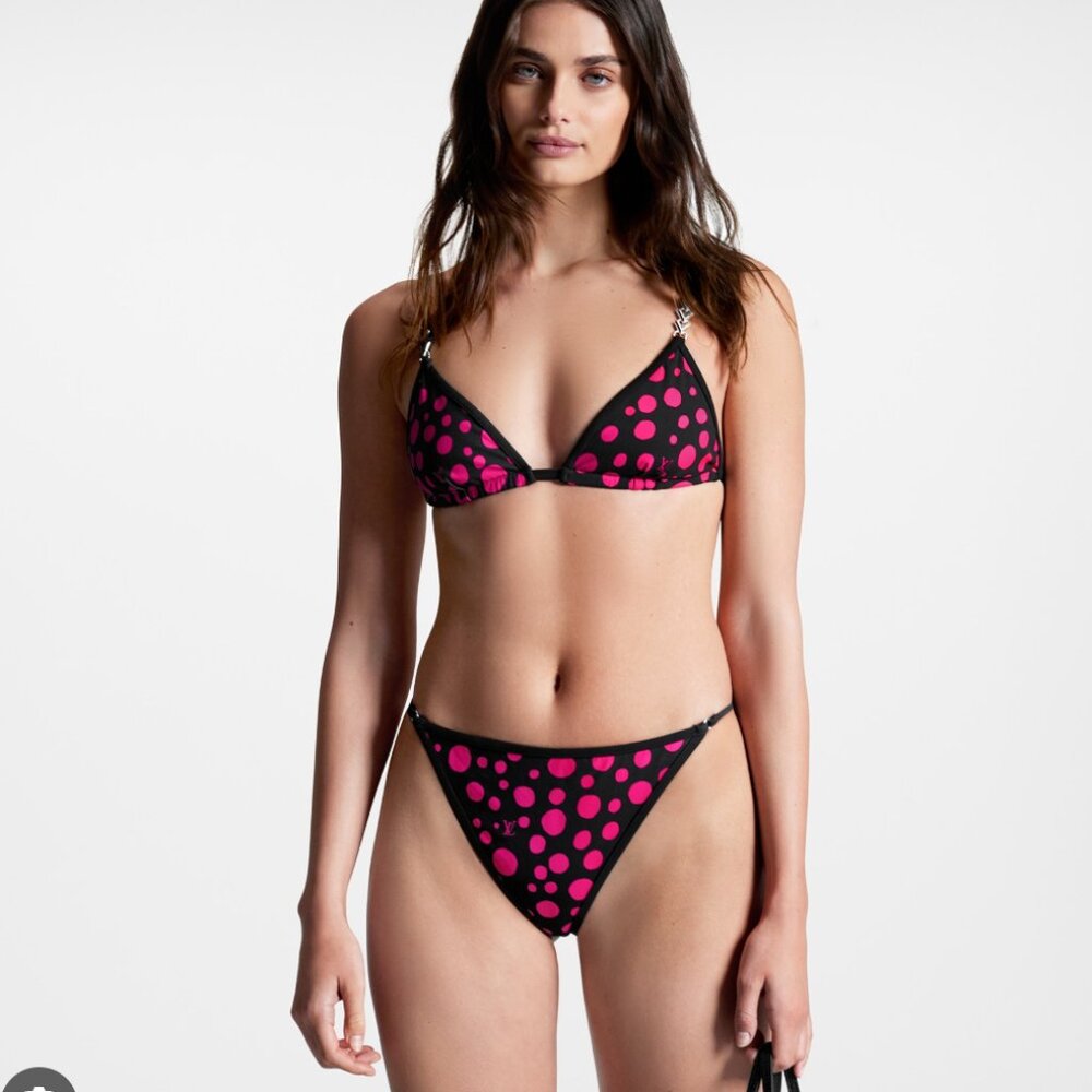NWT LOUIS VUITTON x Yayoi Kusama Infinity Dots Bikini SET top-38, bottom - 40 - Picture 3 of 7